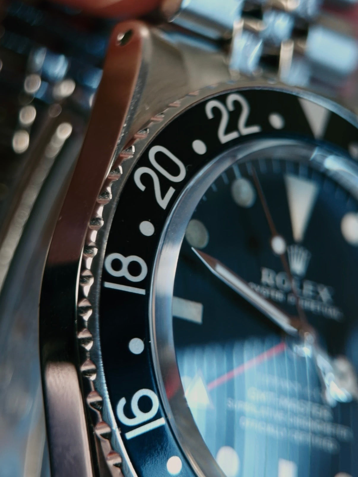 ROLEX SS “TIFFANY DIAL” Long E GMT Master 1968s