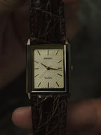 SEIKO Dolce 2-tone GP Tank Quartz 1980s