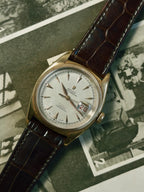 ROLEX 6105 Double Swiss Red Officially French 18K Rose Gold 1961s