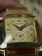 ROLEX  PERPETUAL BULGING BACK 18k Rose Gold 1950s