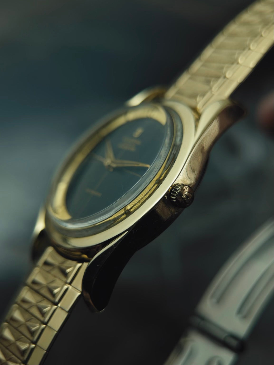 UNIVERSAL GENEVE POLEROUTER 20214 Gold Filled 1950s