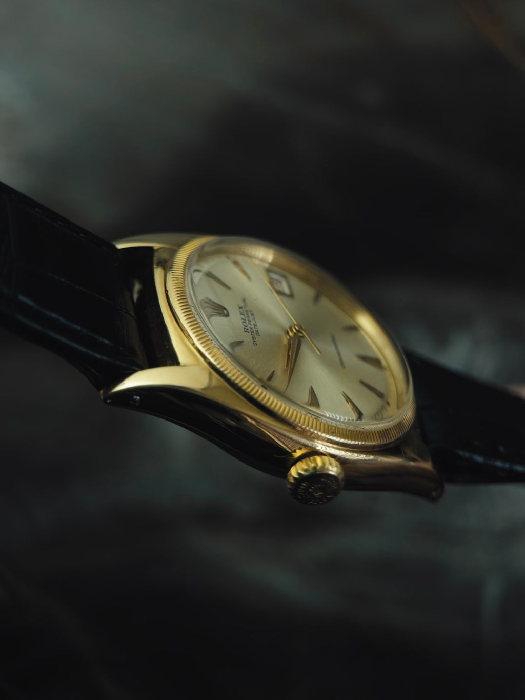 ROLEX Datejust 6105 Lefty 18k 1952s
