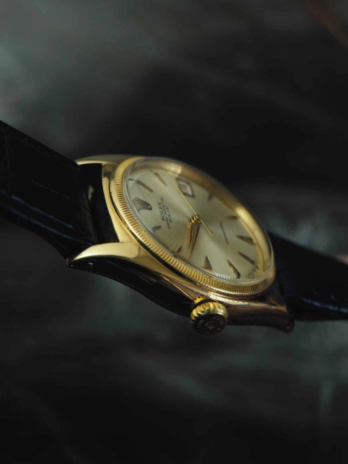 ROLEX Datejust 6105 Lefty 18k 1952s