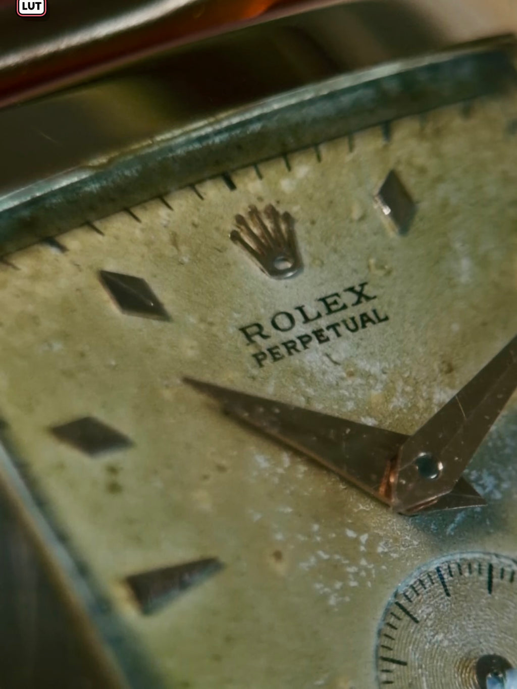 ROLEX  PERPETUAL BULGING BACK 18k Rose Gold 1950s