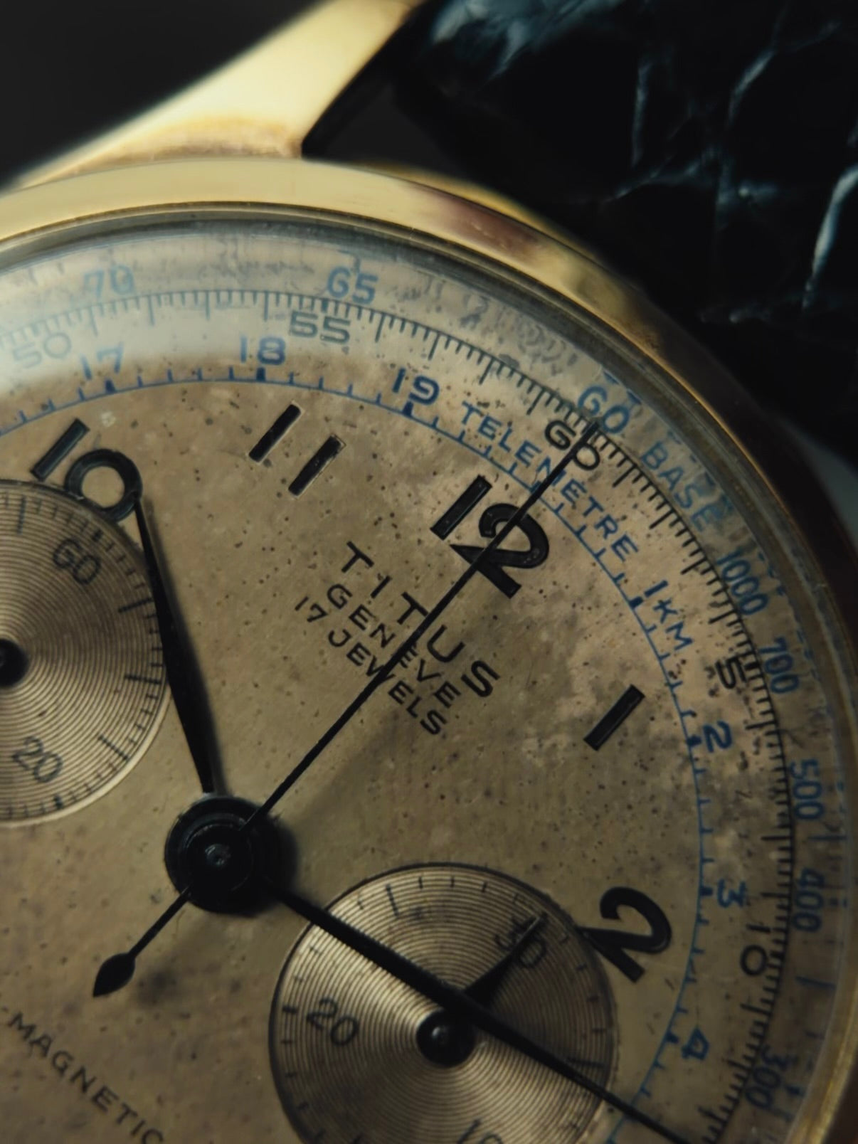 TITUS 18k Rose Gold Chronograph