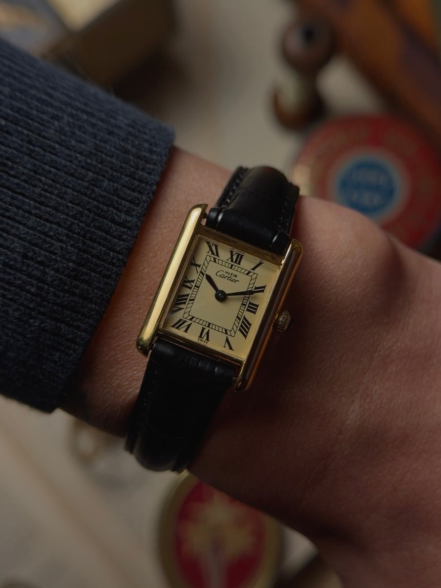 Cartier Must Tank Velmaile SM 1980s