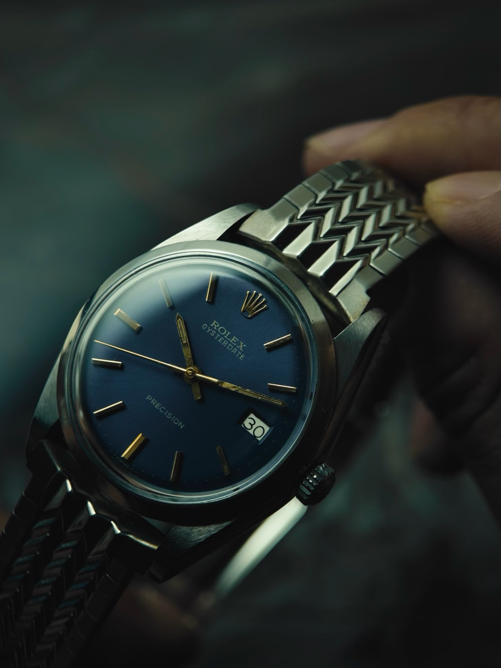 ROLEX Oysterdate Precision 6694 SS 1966s