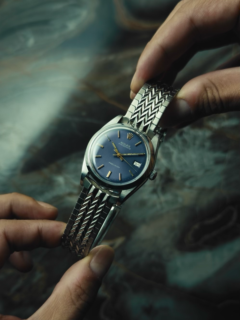 ROLEX Oysterdate Precision 6694 SS 1966s