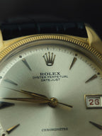 ROLEX Datejust 6105 Lefty 18k 1952s