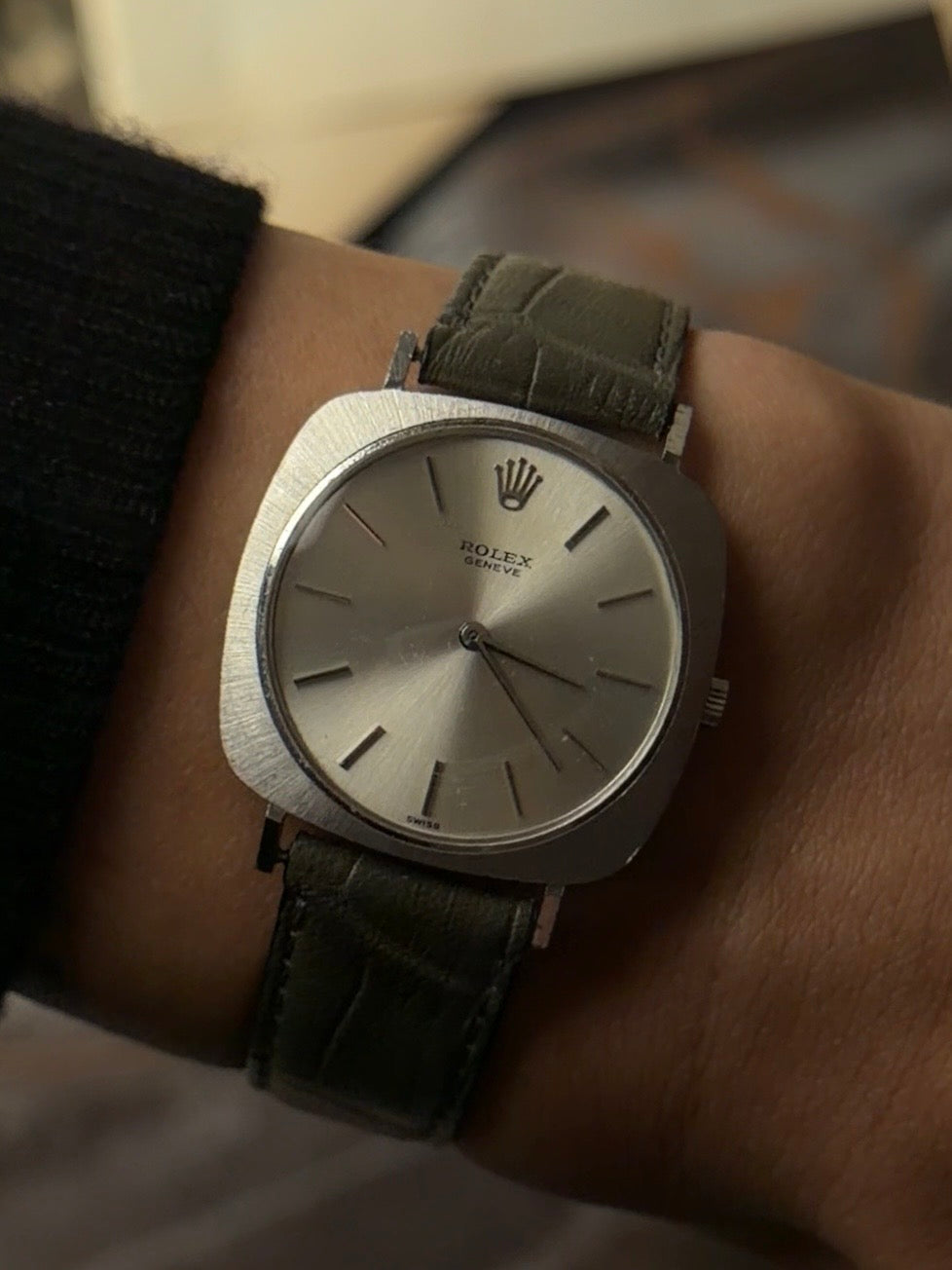 ROLEX 3735 Cellini 18k White Gold 1966s