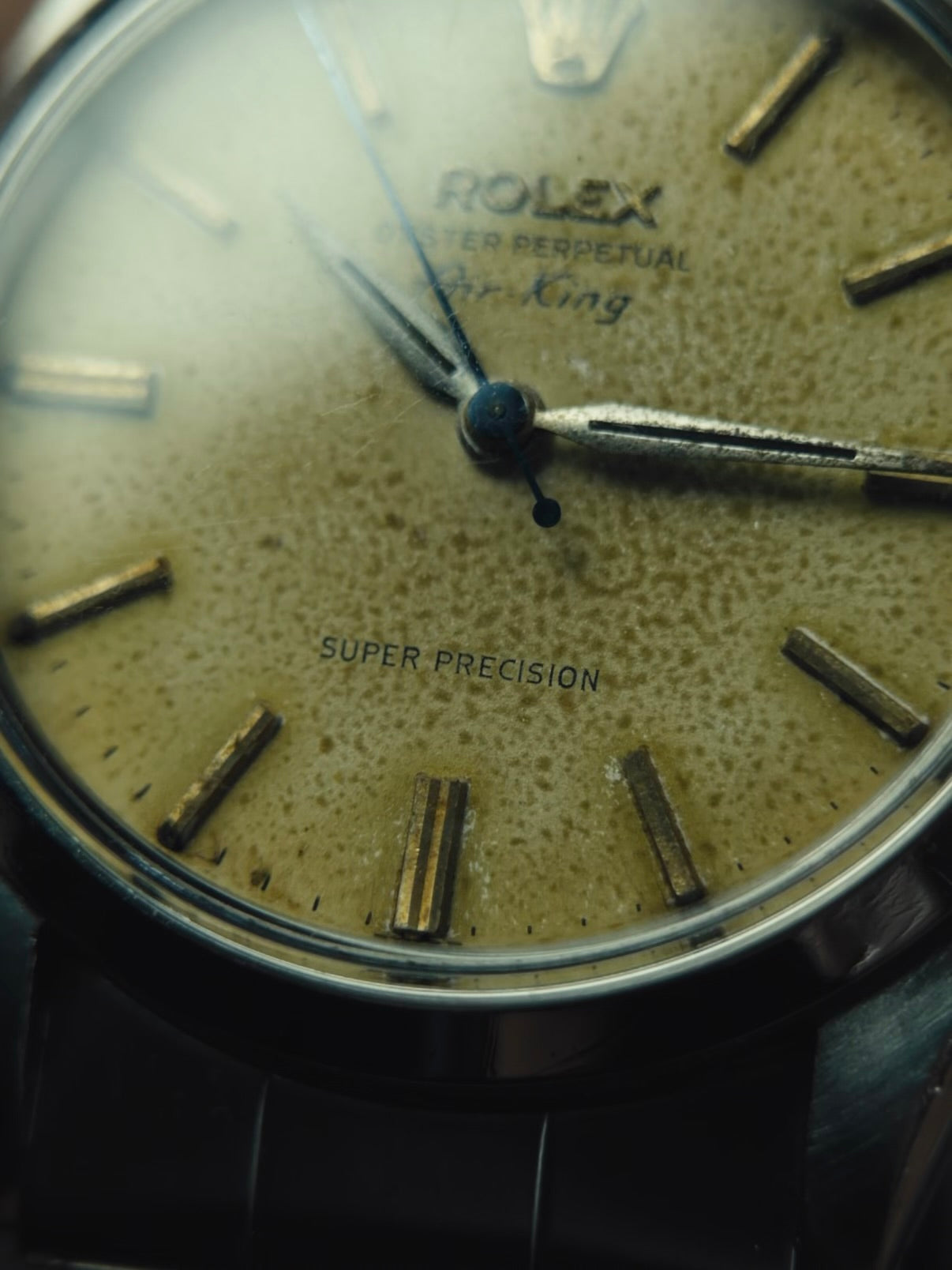 ROLEX Air-King 6552 1st Generation Original Warm Patina Dial 1958s
