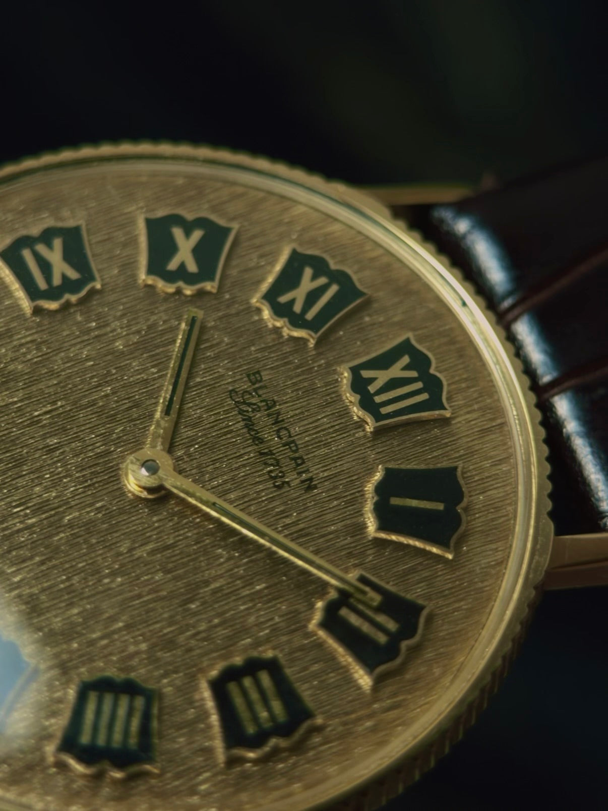 BLANCPAIN Ultra Slim 18k Yellow Gold 1970s