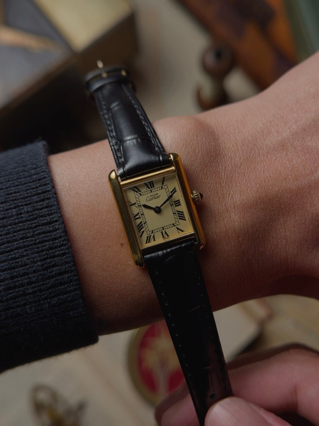 Cartier Must Tank Velmaile SM 1980s