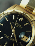 ROLEX Oyster Perpetual Date 1501 18k Yellow Gold 1964s