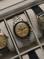 OMEGA Speedmaster 18k Yellow Gold Two Tone 1990s