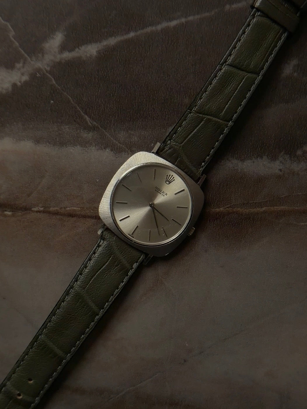 ROLEX 3735 Cellini 18k White Gold 1966s