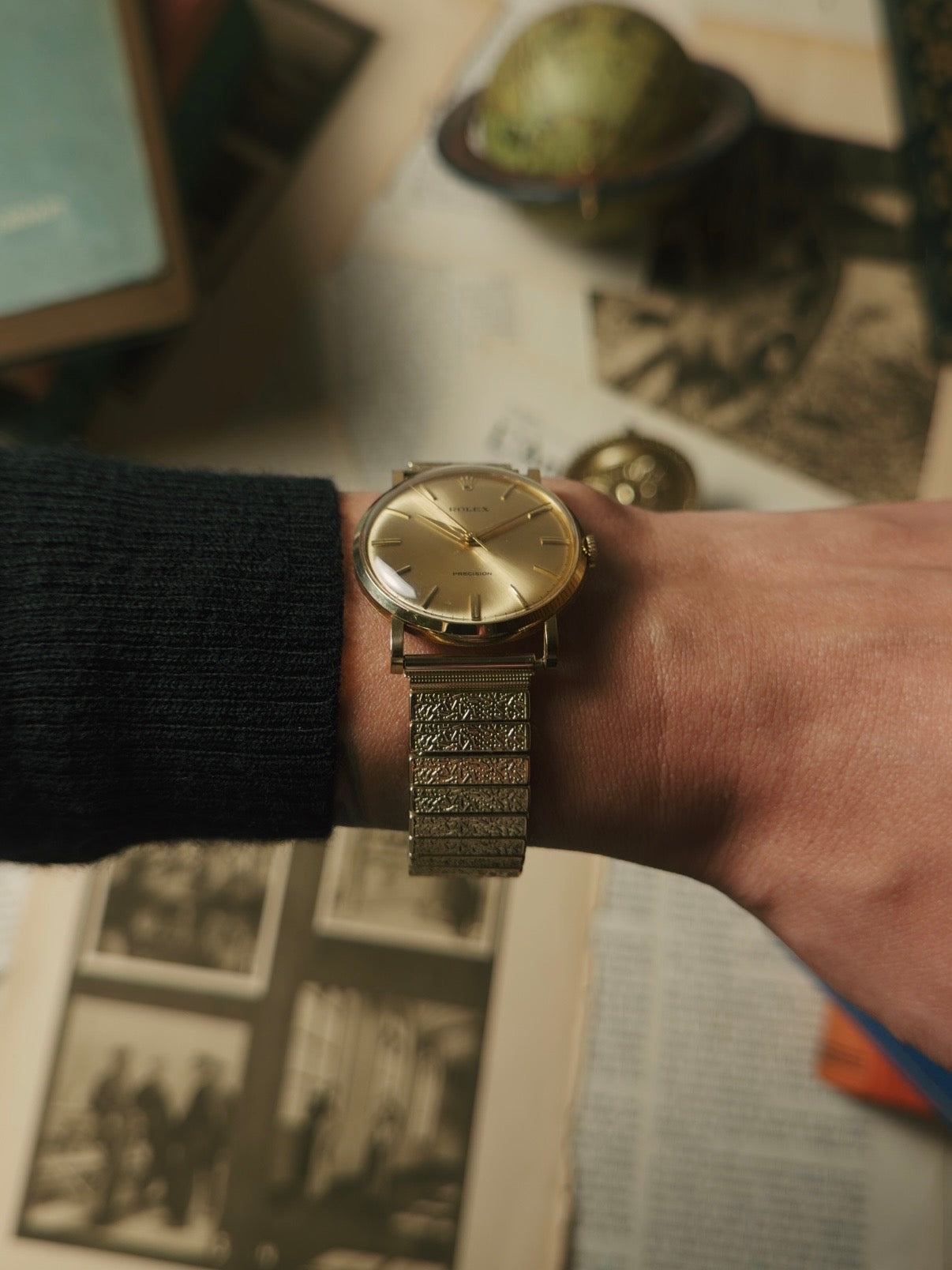 ROLEX 9659 Precision 18k Yellow Gold 1965s