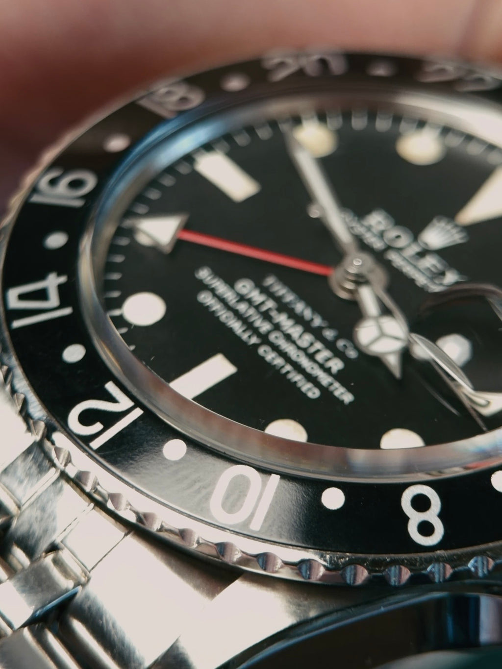 ROLEX SS “TIFFANY DIAL” Long E GMT Master 1968s