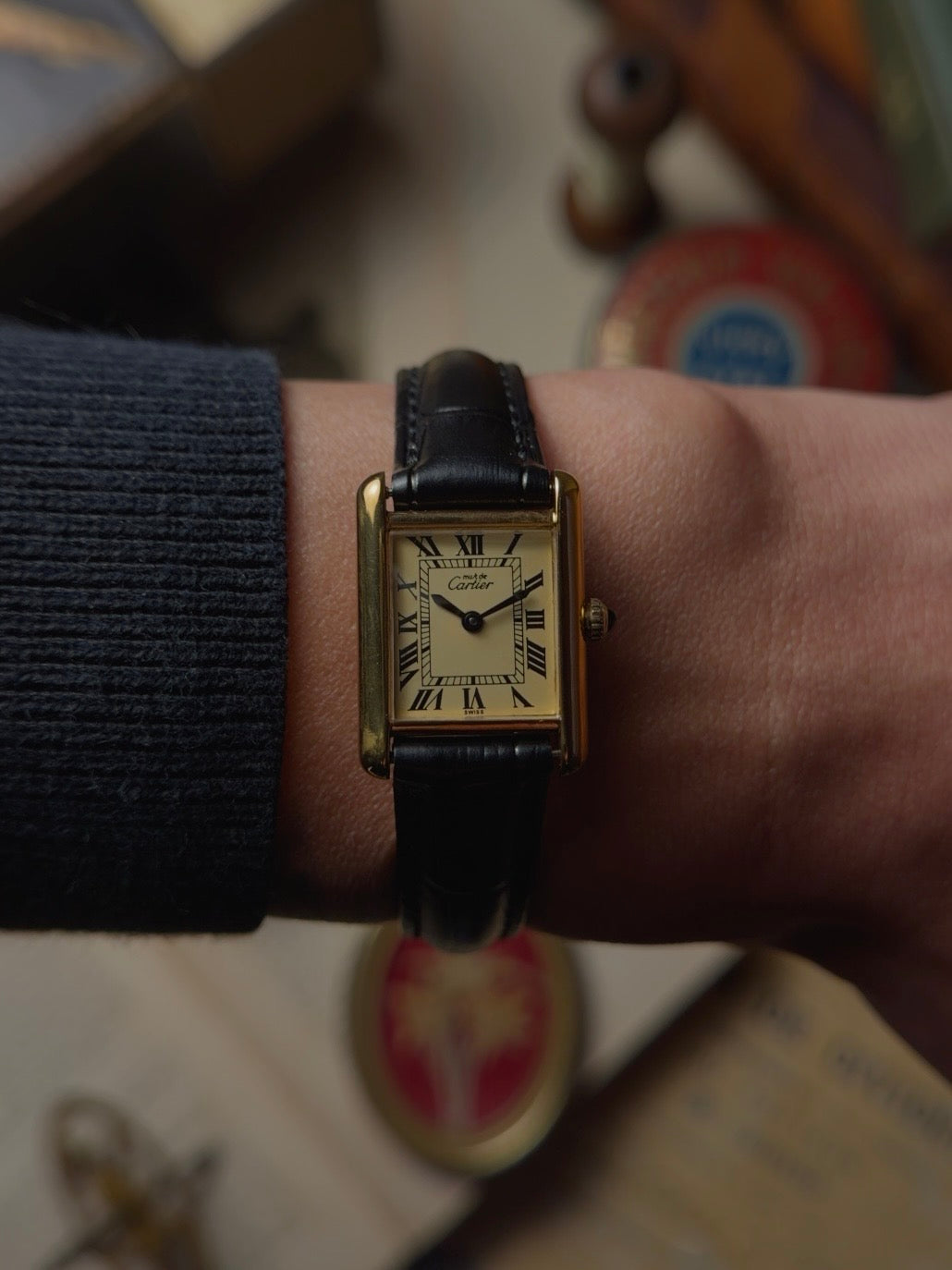 Cartier Must Tank Velmaile SM 1980s