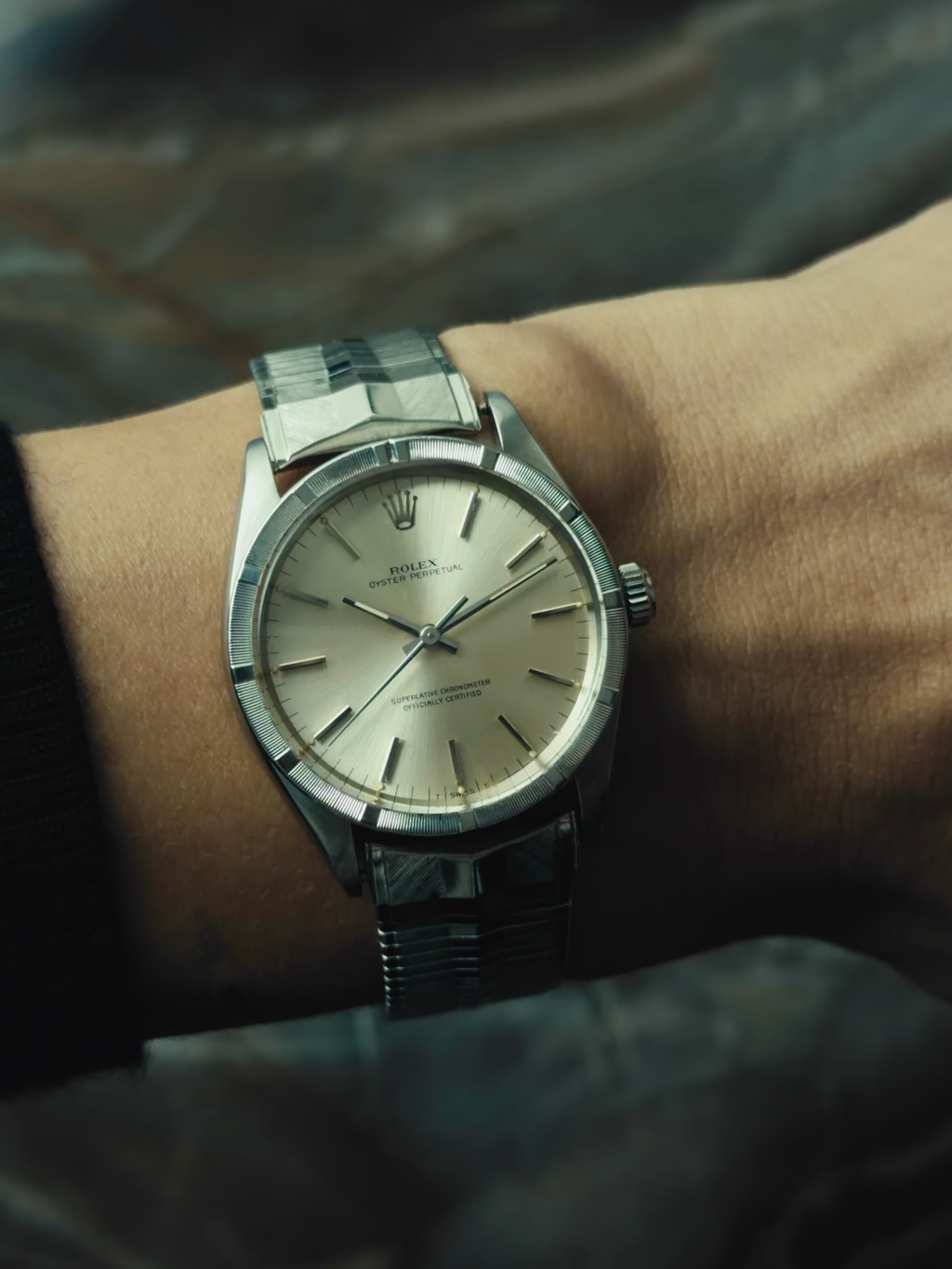 ROLEX Oyster Perpetual 1007 SS “PATINA DIAL” 1960-70s