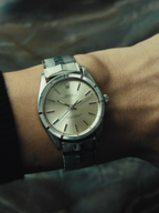 ROLEX Oyster Perpetual 1007 SS “PATINA DIAL” 1960-70s