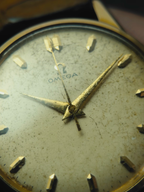 OMEGA Manual Wind GP Vintage Patina Dial 1950s