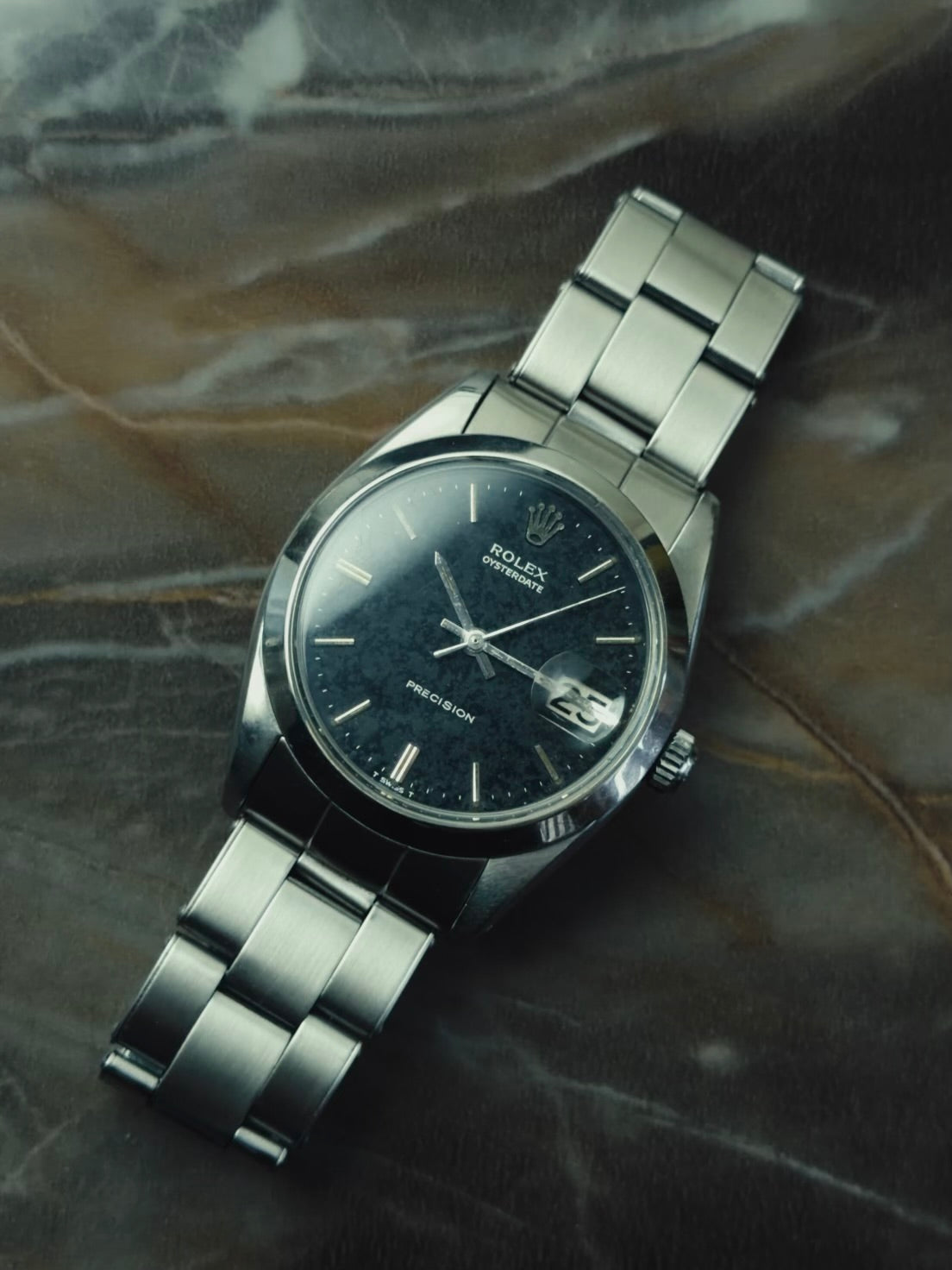ROLEX 6694 Oysterdate “Midnight Tropical Dial” 1965s