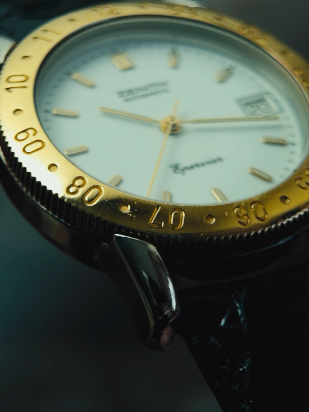 ZENITH エペルヴィエ 18Kゴールドベゼル 1990年代