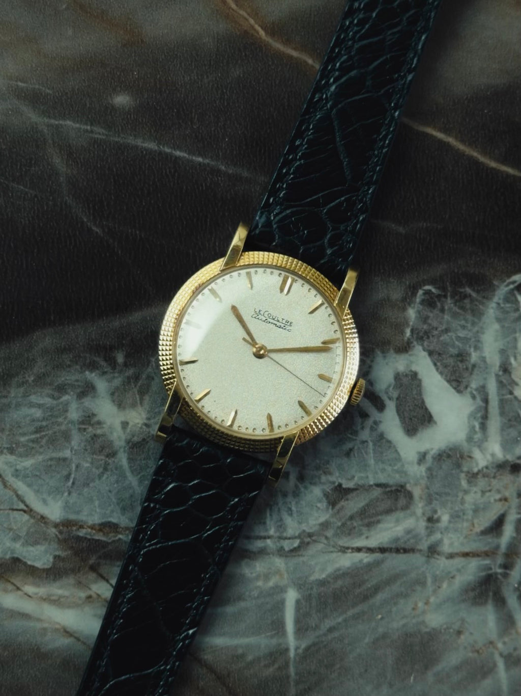 Jaeger-LeCoultre 18k Yellow Gold Clous de Paris