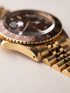 ROLEX 1675/8 18K Yellow Gold Tropical GMT