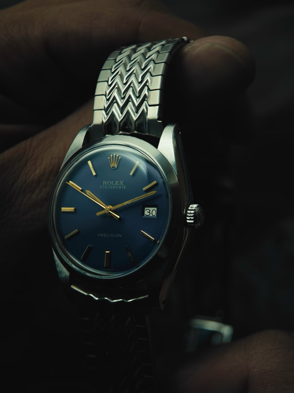ROLEX Oysterdate Precision 6694 SS 1966s