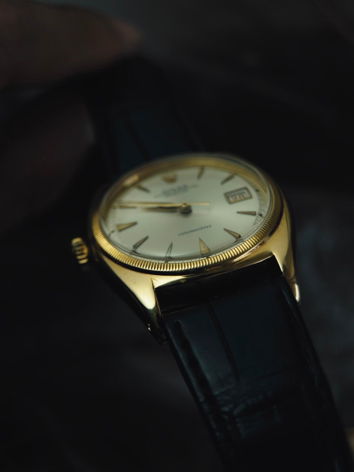 ROLEX Datejust 6105 Lefty 18k 1952s