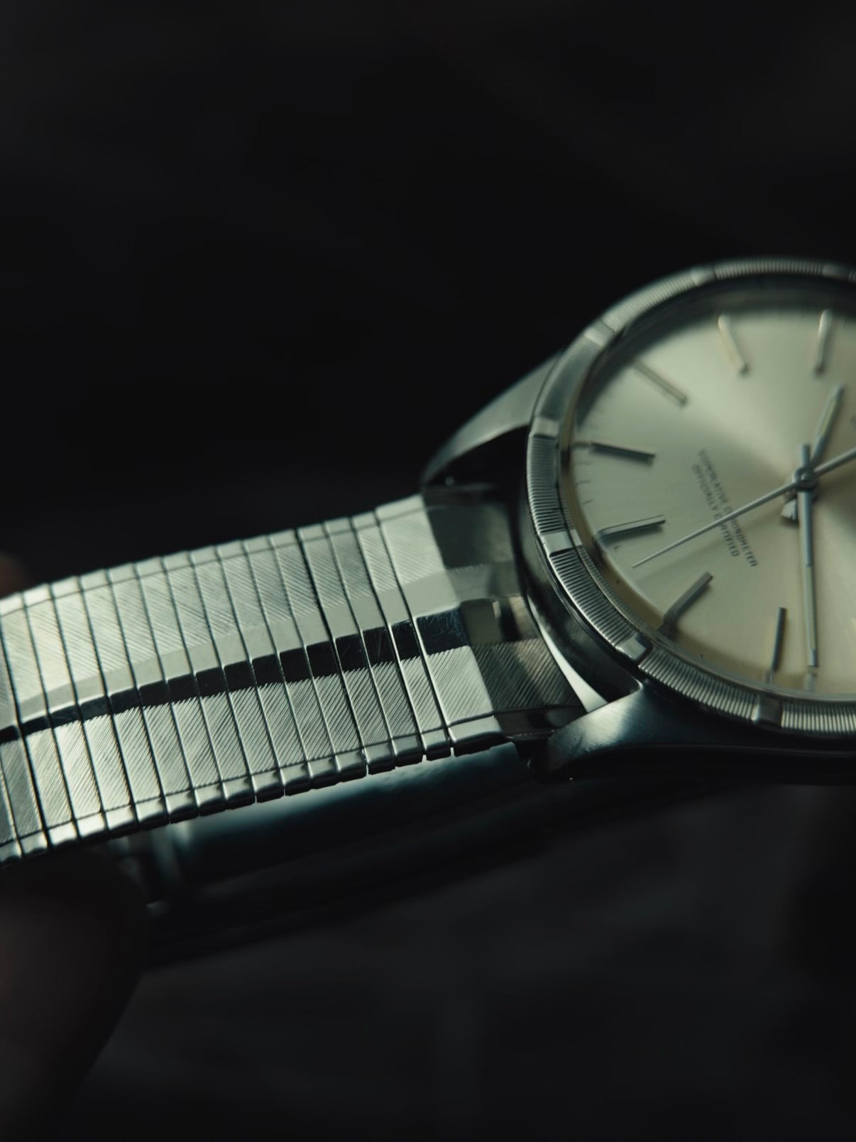 ROLEX Oyster Perpetual 1007 SS “PATINA DIAL” 1960-70s