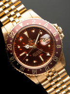 ROLEX 1675/8 18K Yellow Gold Tropical GMT