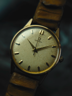 OMEGA Manual Wind GP Vintage Patina Dial 1950s