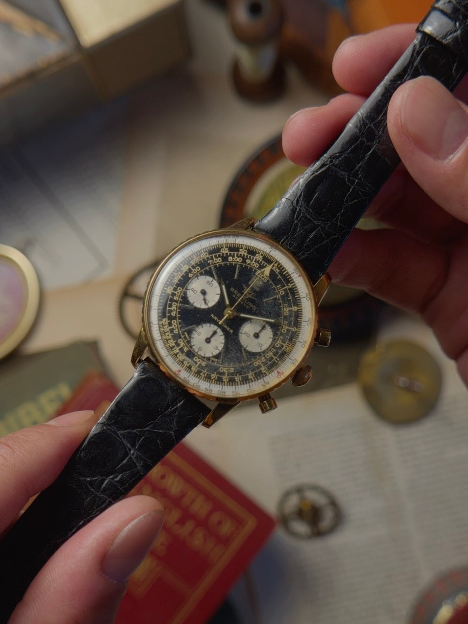 BREITLING 18k  NAVITIMER 1967s