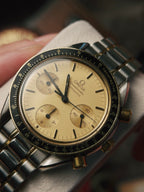 OMEGA Speedmaster 18k Yellow Gold Two Tone 1990s
