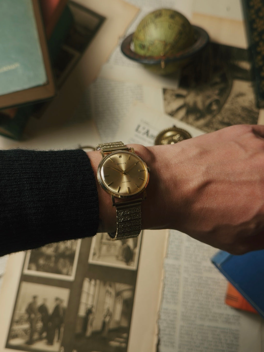 ROLEX 9659 Precision 18k Yellow Gold 1965s