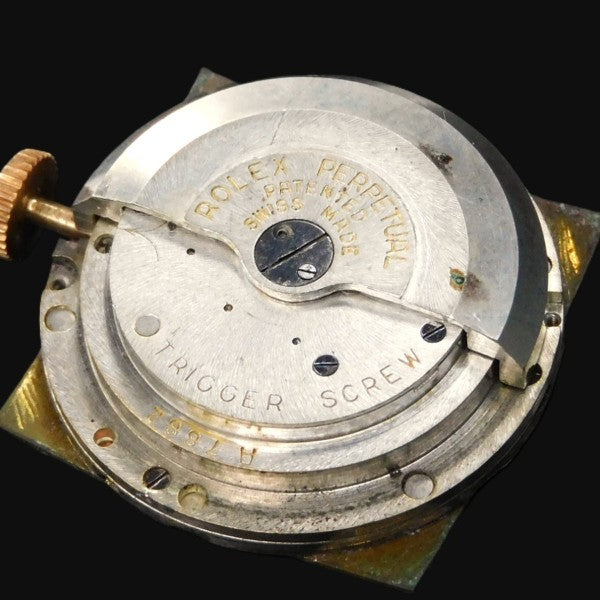 ROLEX  PERPETUAL BULGING BACK 18k Rose Gold 1950s