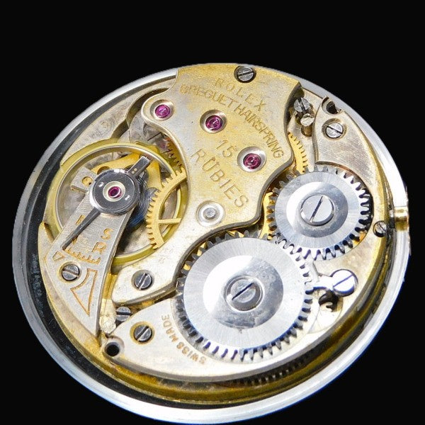 ROLEX  HUNTER TRENCH CUSHION 14K GOLD 1936s