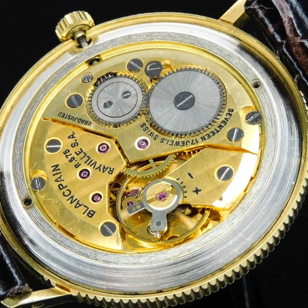 BLANCPAIN Ultra Slim 18k Yellow Gold 1970s
