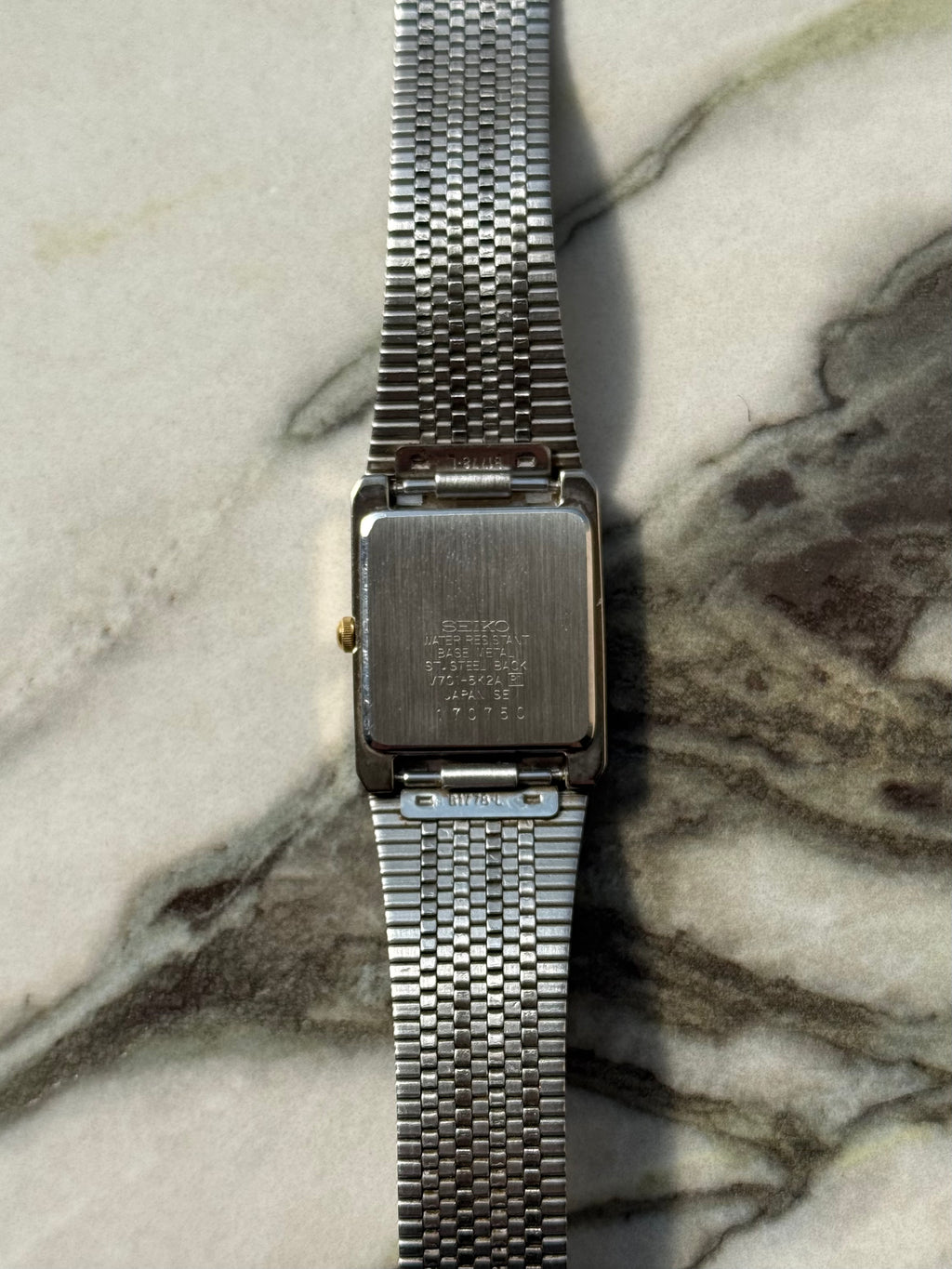 SEIKO GALAXY Black Dial Rectangular 1991s