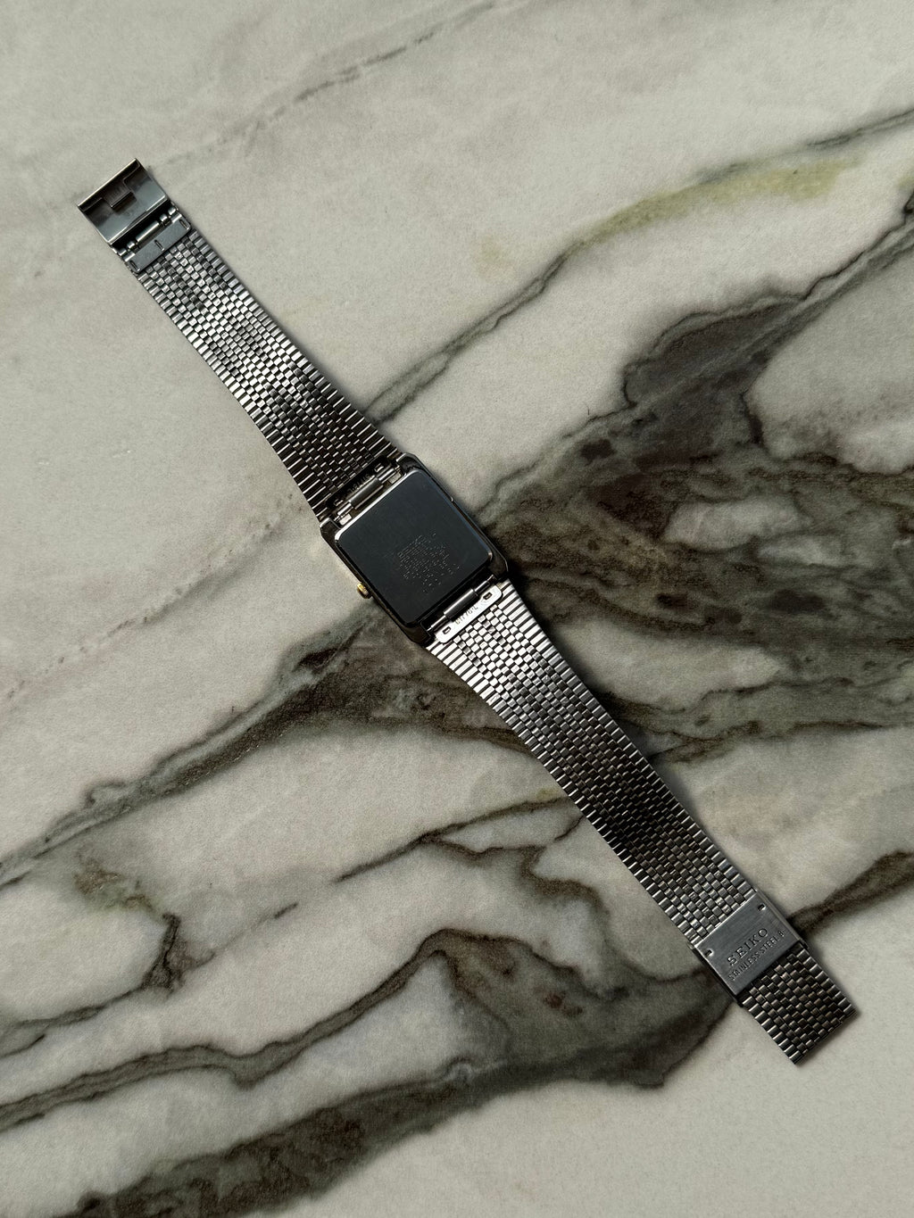 SEIKO GALAXY Black Dial Rectangular 1991s
