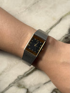 SEIKO GALAXY Black Dial Rectangular 1991s