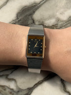 SEIKO GALAXY Black Dial Rectangular 1991s