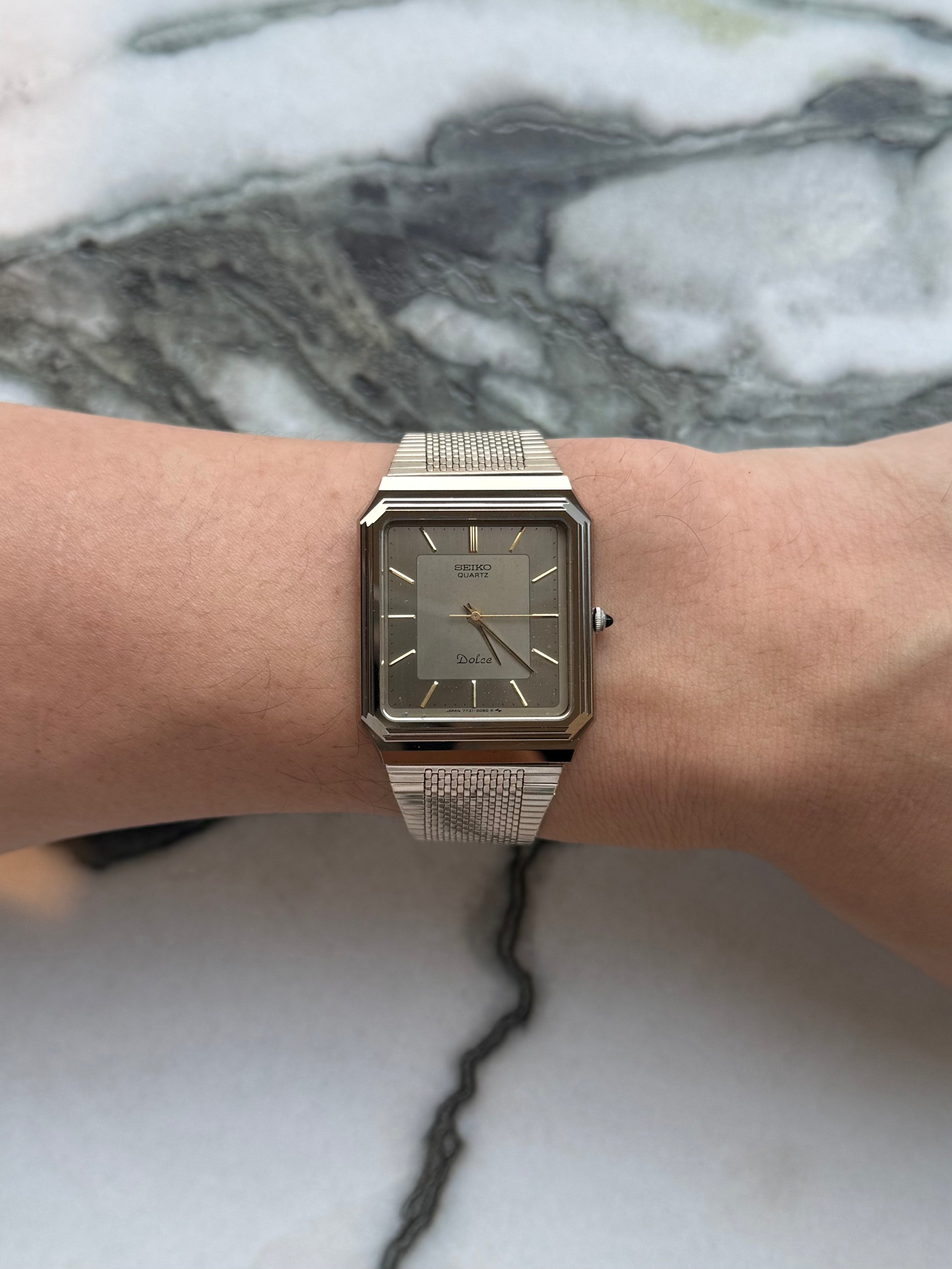 SEIKO Dolce “Tungsten Square” Quartz 1987s