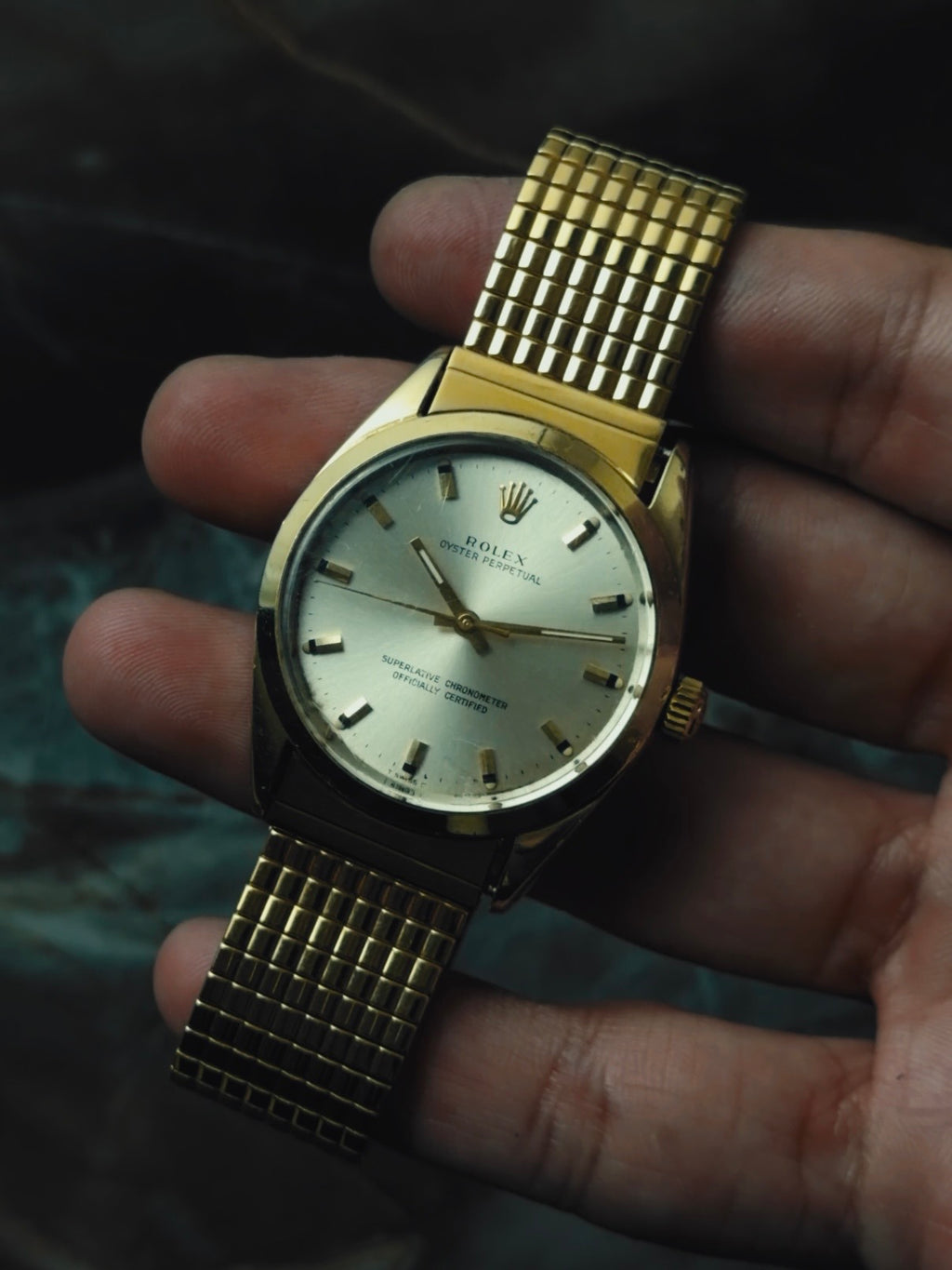 ROLEX Oyster Perpetual Yellow Gold 1960s