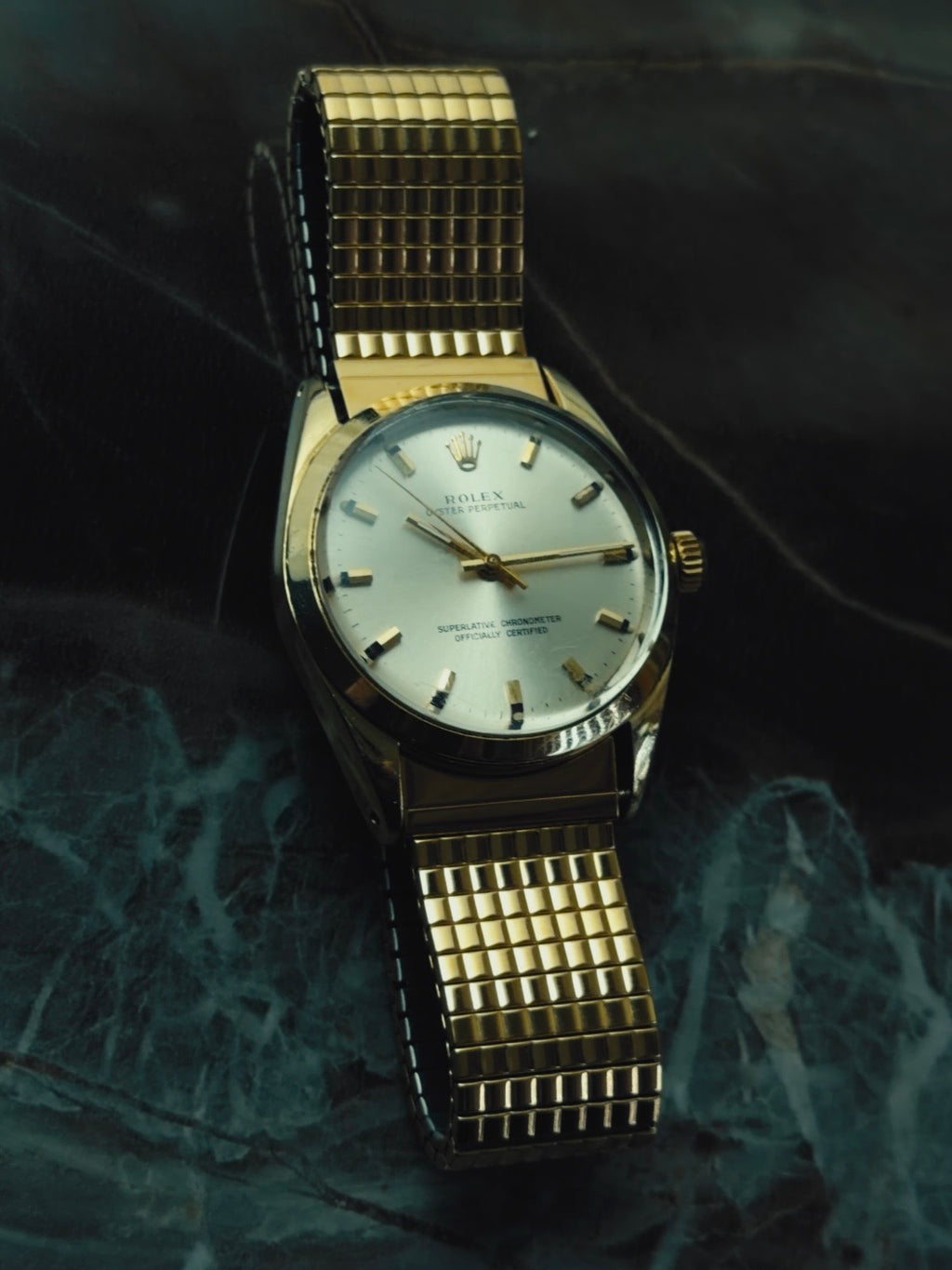 ROLEX Oyster Perpetual Yellow Gold 1960s