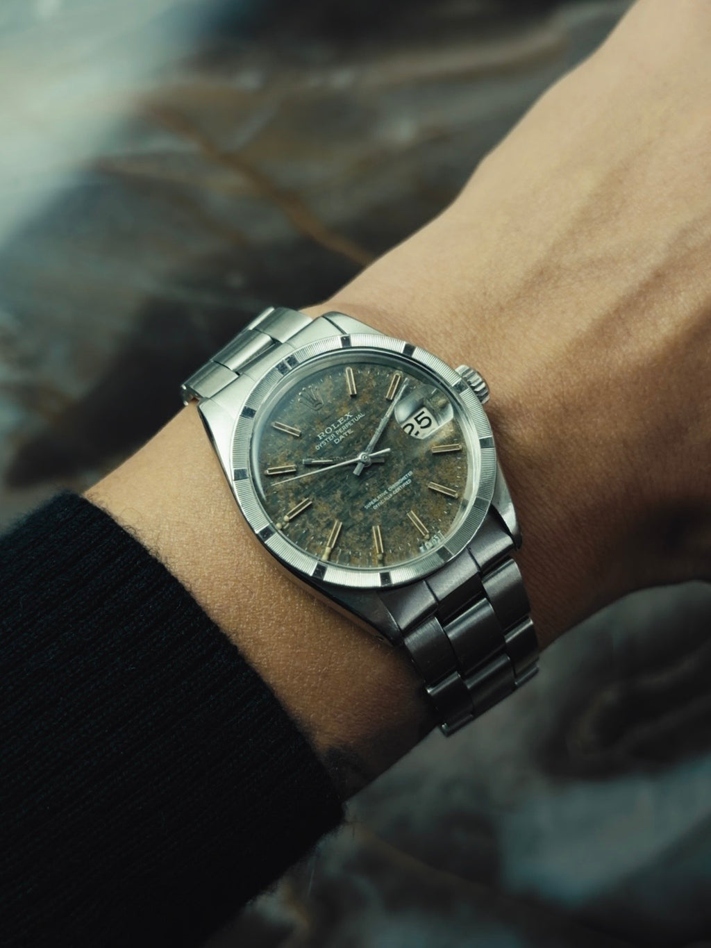 ROLEX Oyster Perpetual Date Mosaic Dial 1965s