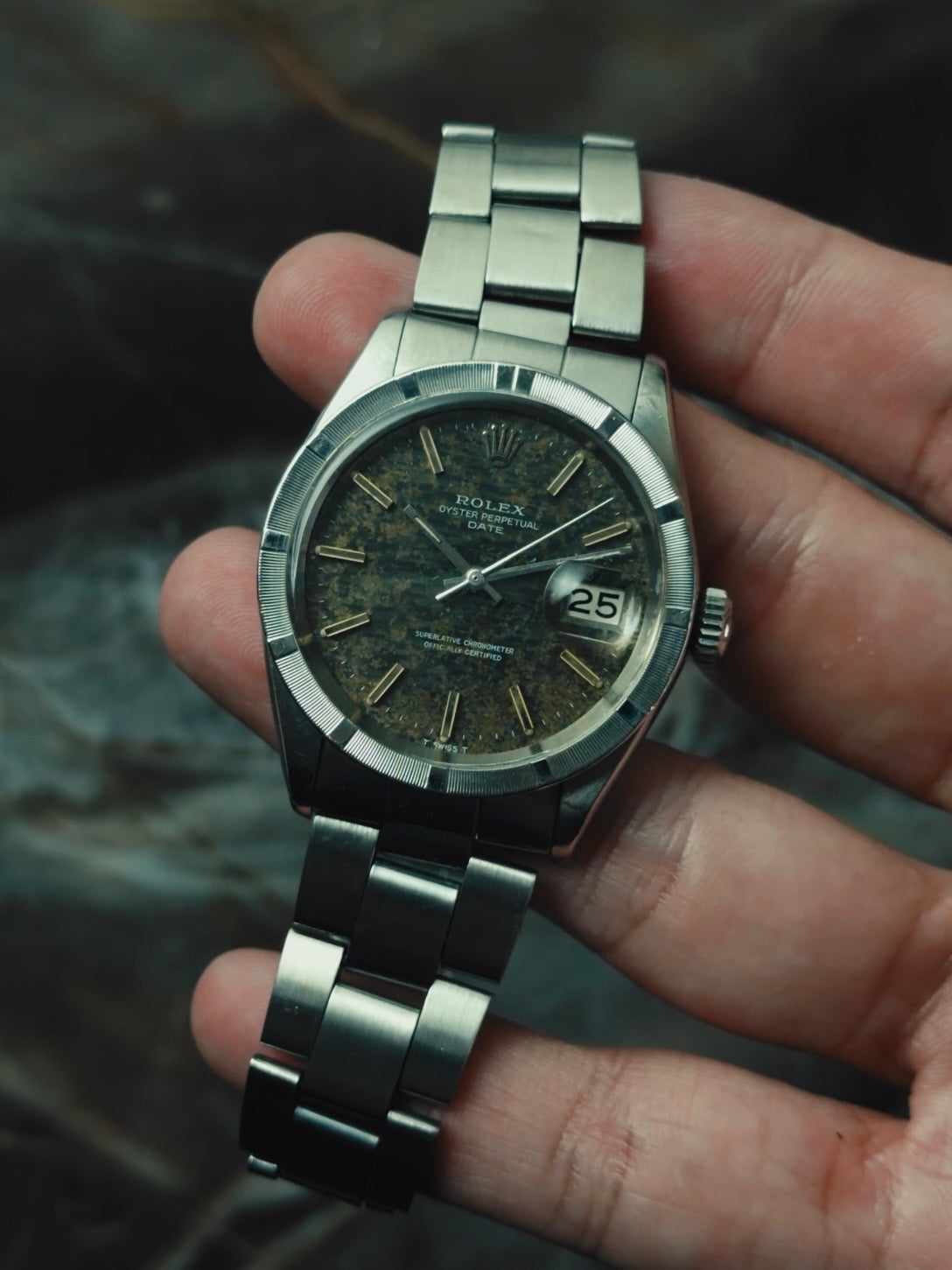 ROLEX Oyster Perpetual Date Mosaic Dial 1965s